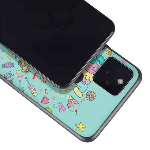 Disney Wreck-it Ralph Vanellope Sugar Icons Google Pixel 4a 5G Skin